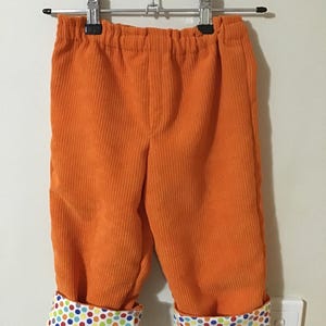 Handmade toddler corduroy pants size 3