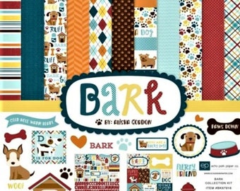 Echo Park - BARK - 12 X 12  Collection Kit All About Dogs