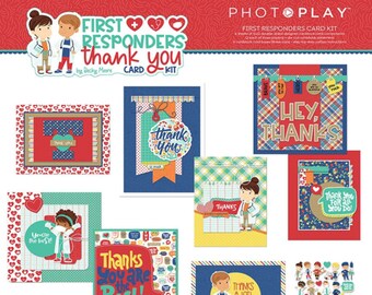 First Responders Thank You Card Kit by Becky Moore