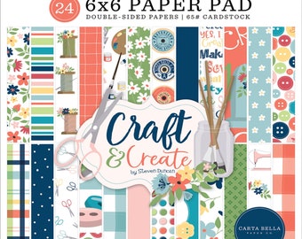 Carta Bella Paper - Craft and Create - 6x6 Collection Pad