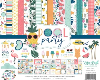 Echo Park - Pool Party Collection - 12 x 12 Collection Kit