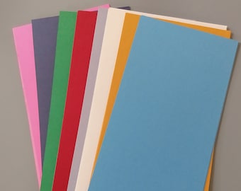 Primary/Basic Variety Cardstock Packaged Paper 43/4 x11- 4x12"