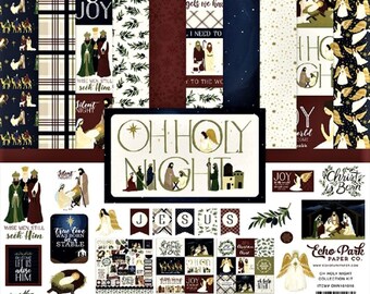 Echo Park - Oh Holy Night Collection - Christmas - 12 x 12 Collection Kit