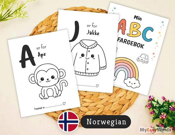 Alfabet Norsk For Barn