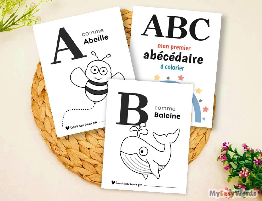 Images Pour Page De Garde Français Abc www.etsy.com