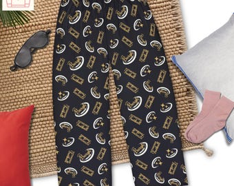 Pantalon de pyjama de football Pittsburgh - Pyjama pour couple Pittsburgh, cadeau de détente, FamFit30-05