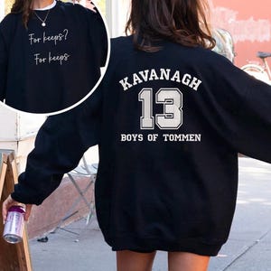 Boys of Tommen Embroidered Sweatshirt Two-sides, Johnny Kavanagh and Shannon Lynch Custom Hoodie, Tommen College Shirt, Bookish Gift