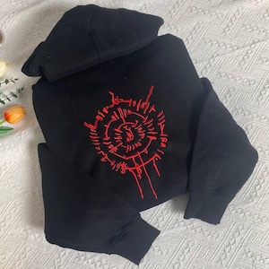 Astarion Embroidered Hoodie: Baldur&#39;s Gate 3 Gamer Gift