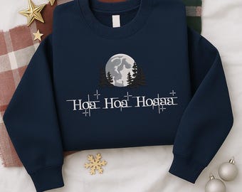 Hoa Hoa Hoa Embroidered Sweatshirt Hoodie, The Twilight Saga Merch, Edward Cullen Shirt, Twilight Fan Merch