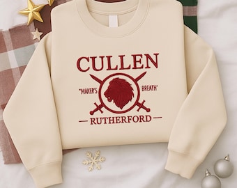 Dragon Age Cullen Embroidered Sweater, Dragon Age Merch Shirt, RPG Gaming Merch, Video Game Merch