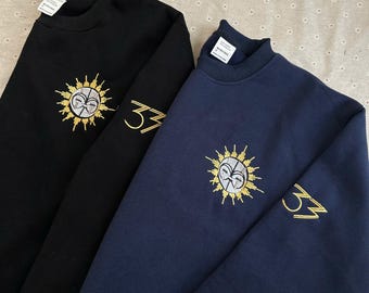 Expedition 33 Embroidered Sweatshirt • Sci-Fi Gamer Hoodie • Gustave Clair Obscur Gift