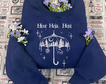 Hoa Hoa Hoa Embroidered Sweatshirt: Twilight Inspired Fan Apparel