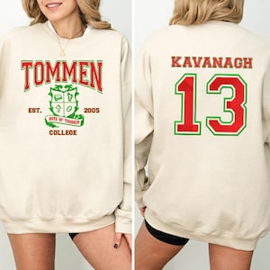 Boys of Tommen Two-Sided Embroidered Sweatshirt, Tommen College Hoodie, Bookworm Shirt, Bookish Gift