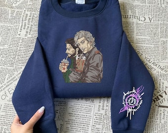 Baldur’s Gate 3 Sweatshirt Astarion Gale Shirt BG3 Embroidered Hoodie RPG Game Merch Dark Fantasy Gaming Gift Unisex Crewneck