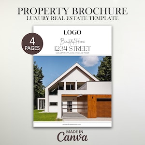 Real Estate Brochure | Luxury Property Brochure | Open House Brochure | For Sale Flyer | Listing Flyer | Modern Real Estate Marketing