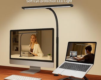 Minimalist LED Desk Lamp with Flexible Neck, Adjustable Brightness & Color, USB Powered, Touch Control – Ideal for Home and Office Use