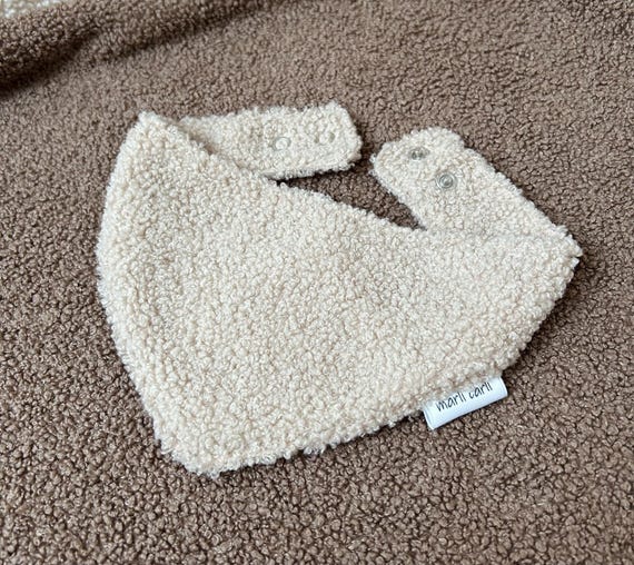 Hundehalstuch Majvi | Teddy in beige | Größe XXS - 4XL