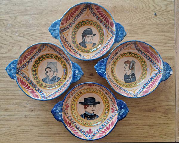 アンリオ カンペール 6枚と大皿の7点HENRIOT QUIMPER 【公式通販】