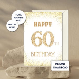 60th birthday card printable milestone birthday card instant download funny 60 birthday card for her or him digital sixtieth birthday gift