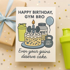 happy birthday funny gym birthday card for boyfriend birthday card funny workout quotes gym humor hilarious birthday cards for men gift idea