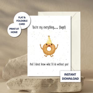 Tarjeta de cumpleaños para esposo, saludo divertido para novio, regalo de aniversario de esposa, tarjeta de descarga instantánea de novia, cita imprimible