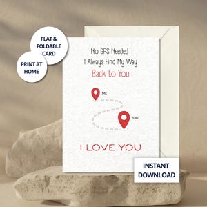 Tarjeta para novio con texto bonito, regalo de felicitación para él, tarjeta de feliz cumpleaños imprimible para esposo, regalo romántico de aniversario, descarga digital