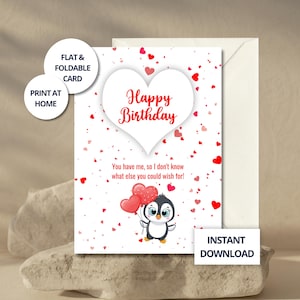 Geburtstagskarte für Freund druckbare, Liebe Geburtstagskarte für ihn, Freund Geburtstagskarte, Sofort Download, Karte für Freunde Geburtstag