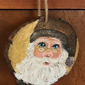 Hand Painted Ornaments, Santa Ornament, Penguin Ornament, Snowman Ornament, St. Nick Ornament, Christmas Ornaments, Holiday Ornaments