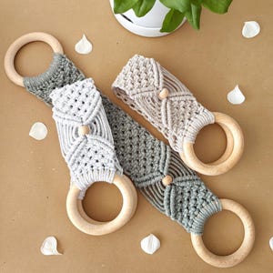 Set (3 articoli) Porta asciugamani in macramè, organizer da cucina, regalo per mamma, fidanzata, porta tovaglioli