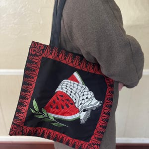 Palestine Embroidered Totes