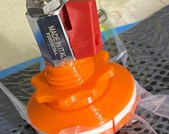 Vacuum connector for vacuum bagging WITHOUT ball valve/hose barb - Physical item