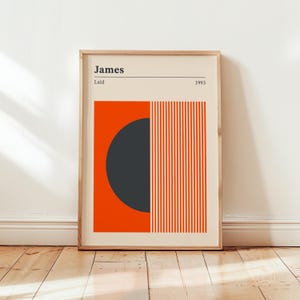 James Print, James Music Poster, Laid Print | Instant Digital Download