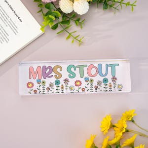 Personalized Teachers Gift,Desk Name Plate Teacher,Teachers Desk Plaque,Back to School Gift,Appreciate Gifts Teacher,Name Plate for Teachers