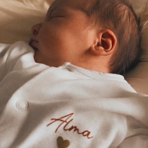 Custom Baby Onesie Set, Personalized Name, Newborn Coming Home Gift, 100% Cotton, Baby Shower Present, Unique Baby Clothes