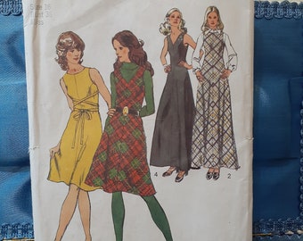 1970s Simplicity 5068 size 16 bias dress or jumper