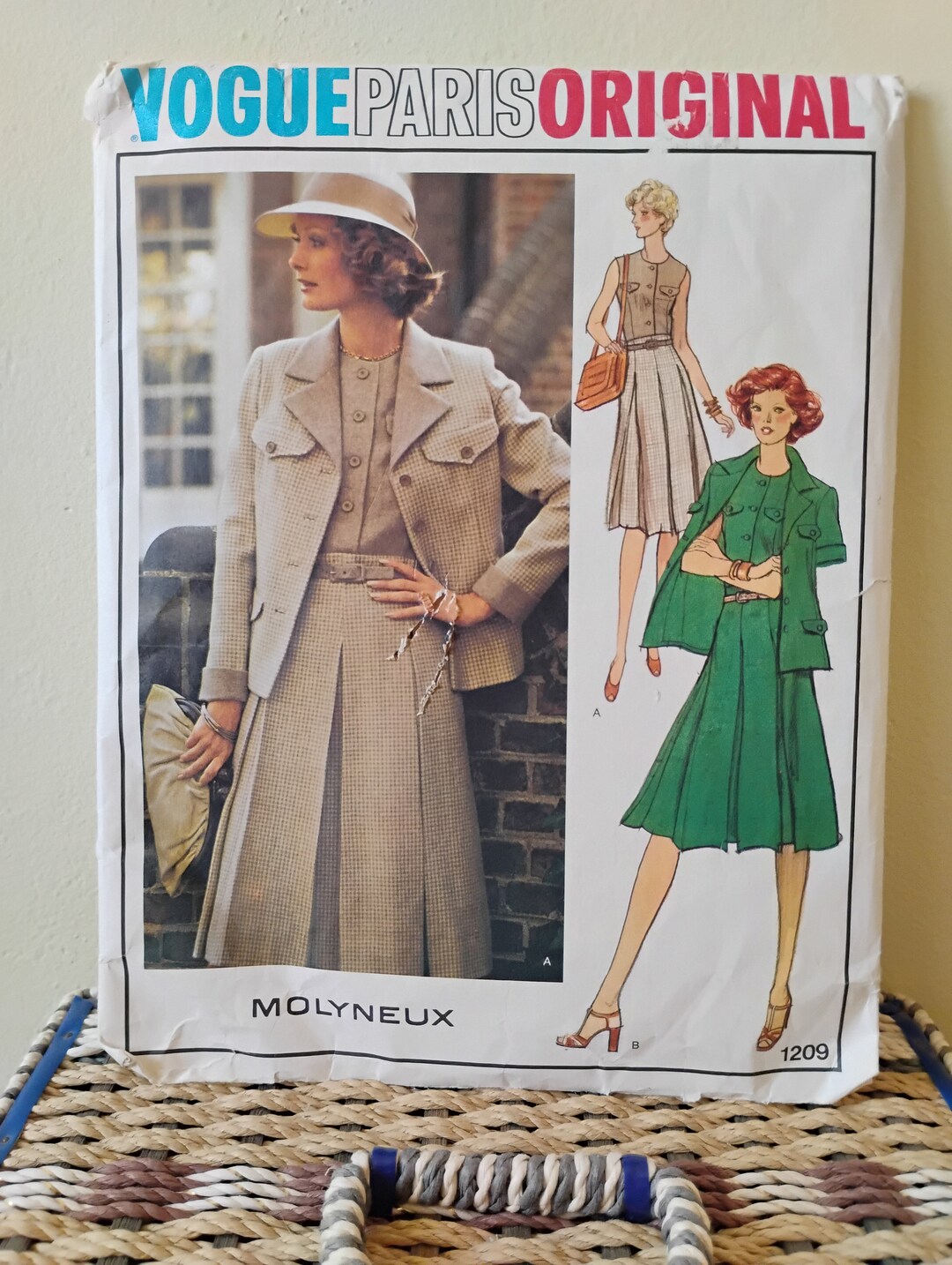 Patron De Robe Vogue Molyneux Taille 14 - Rare, Neuf, Pour Créatrices De Mode