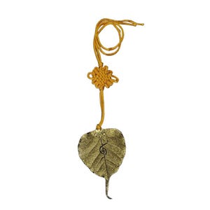 Bodhi Leaf Bodhgaya Blessing Tsurphu Monastery Tibet Tibetan Amulet