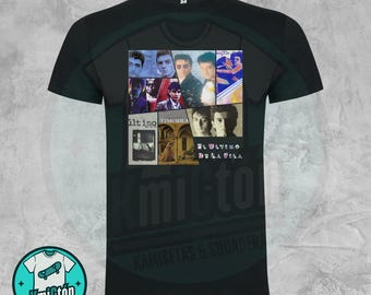 Camiseta El Último de la Fila - Collage Discografía - UNISEX Negra
