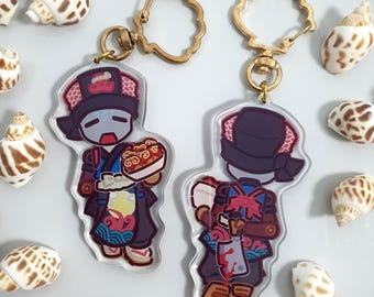 Overwatch Takoyaki Zenyatta keychain 3''