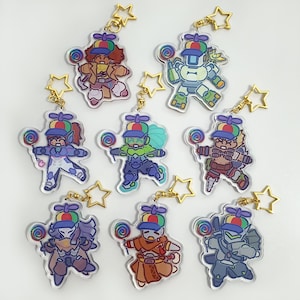 Overwatch Lalala keychains