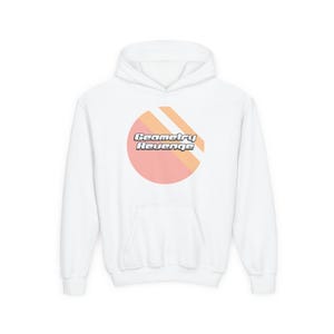 Youth Retro Geometry Revenge Hoodie, Streetwear Sweatshirt for Teens, Cool Casual Style Gift, Unisex Hoodie, Trendy Youth Apparel