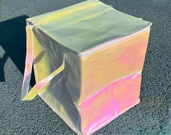 Anpassbarer wasserdichter Fursuit-Rucksack: Regenbogen Cosplay-Aufbewahrung