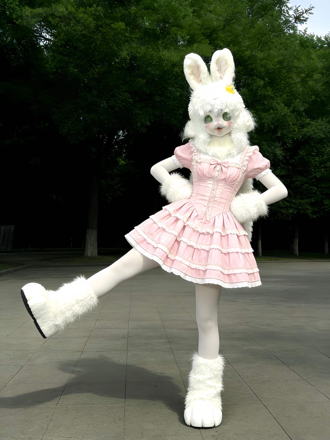 Rabbit Fursuit Mask: Premade Kigurumi Head - Etsy