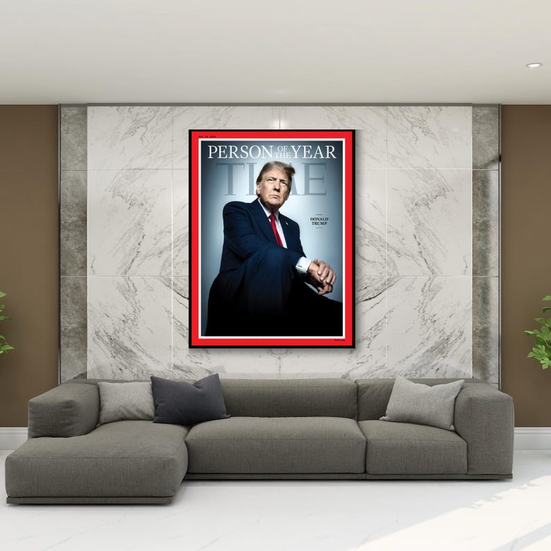 Donald Trump Person of the Year 2024 Time Magazine Digital Download