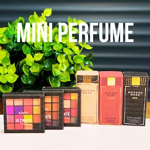 Miniature Perfume and Makeup Set – 1 6 & 1:12 Scale – DIY Printable Paper Templates – Dollhouse Beauty Accessories – Instant Download