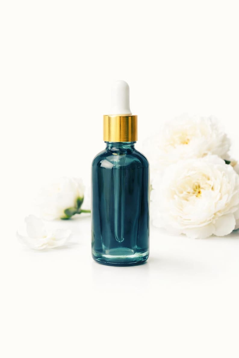 Blue Tansy Squalane Face Serum – Calming, Balancing Facial Oil immagine 5
