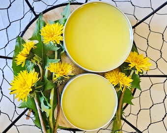 Organic Dandelion Salve for Nourished Skin