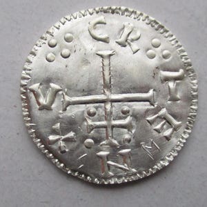 Silver Viking Danish Northumbria Cnut Cvnnetti type circa 900-5 A.D. Penny copy