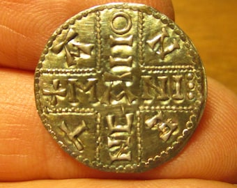 Aethelberht King of Wessex 858-865 silver hammered penny imitation