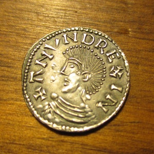 Anund Jacob King of Sweden c. 1040 hammered silver coin copy